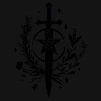 Sacred Dagger oversized Tee Design