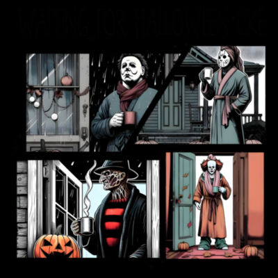 Waiting for Halloween Like -Oversized Tee Design